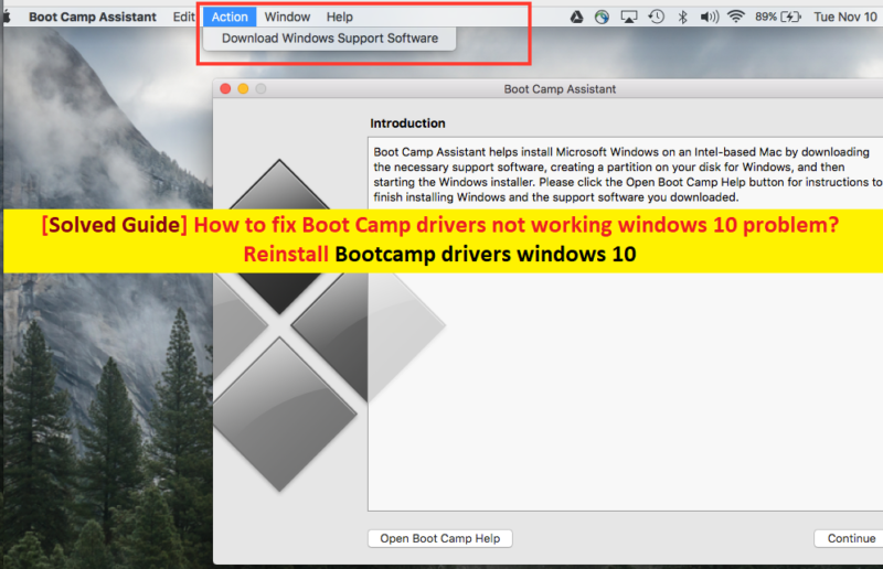 bootcamp for mac download windows 7